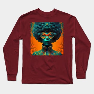 Retro Futurism Long Sleeve T-Shirt